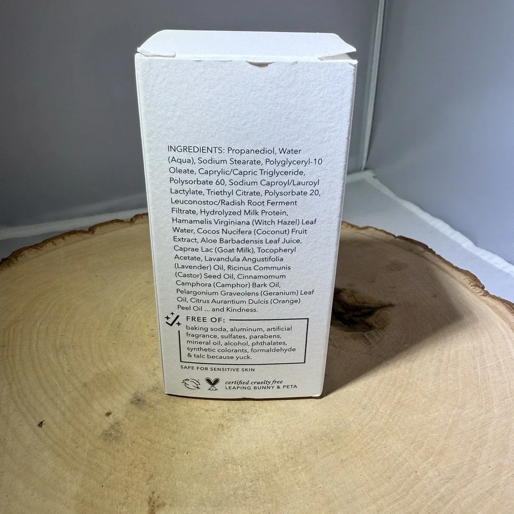 BEEKMAN 1802 Milk Stick Invisible Deodorant Aluminum Free | 2.5 fl. oz/70g
